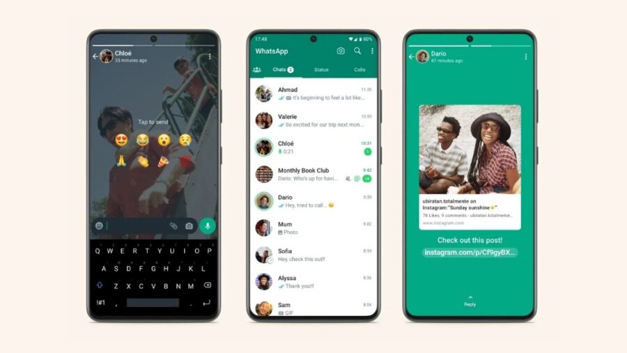 WhatsApp Status updates