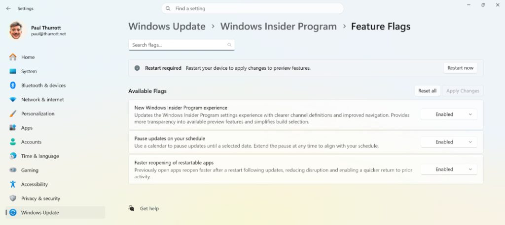 Hands-On: The New Windows Insider Program and Windows Update - Thurrott.com