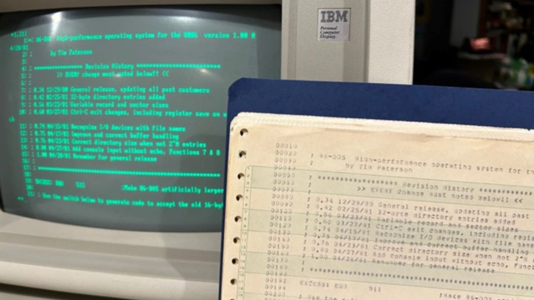 Microsoft Open Sources Some of the Earliest MS-DOS Code