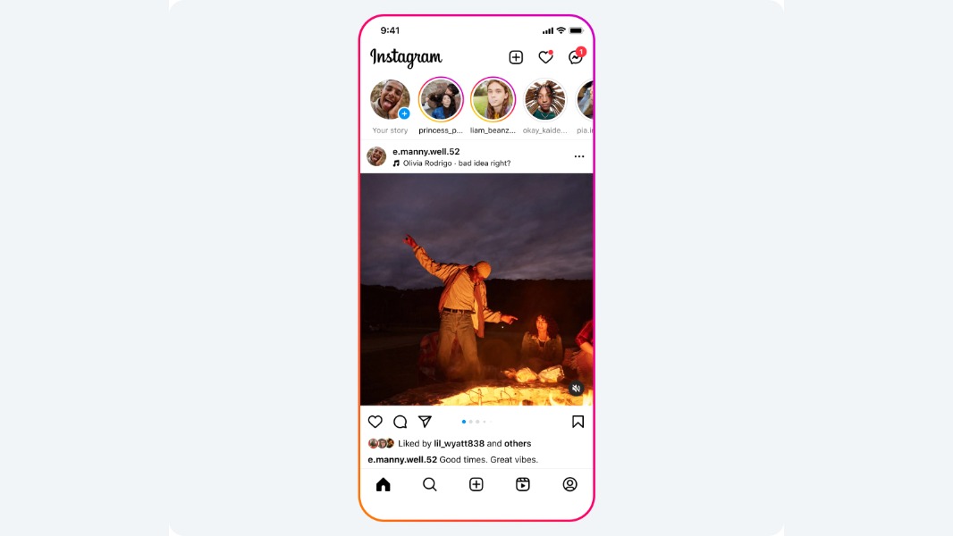 Instagram carousel multiple captions