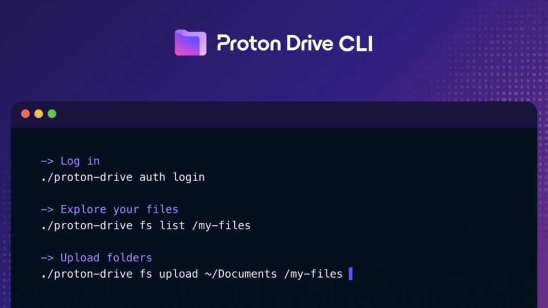 Proton Brings a CLI to Proton Drive