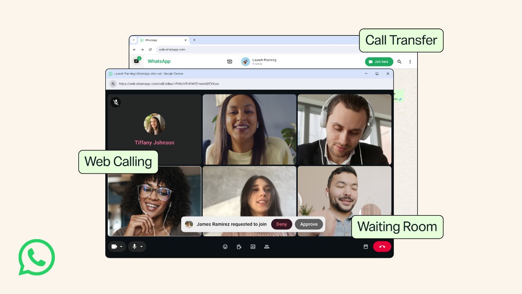 WhatsApp Web Calling Call transfer
