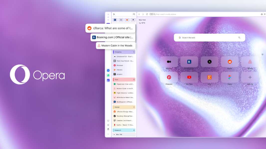 Opera One Gets Vertical Tabs, Upgraded Google Lens Experience