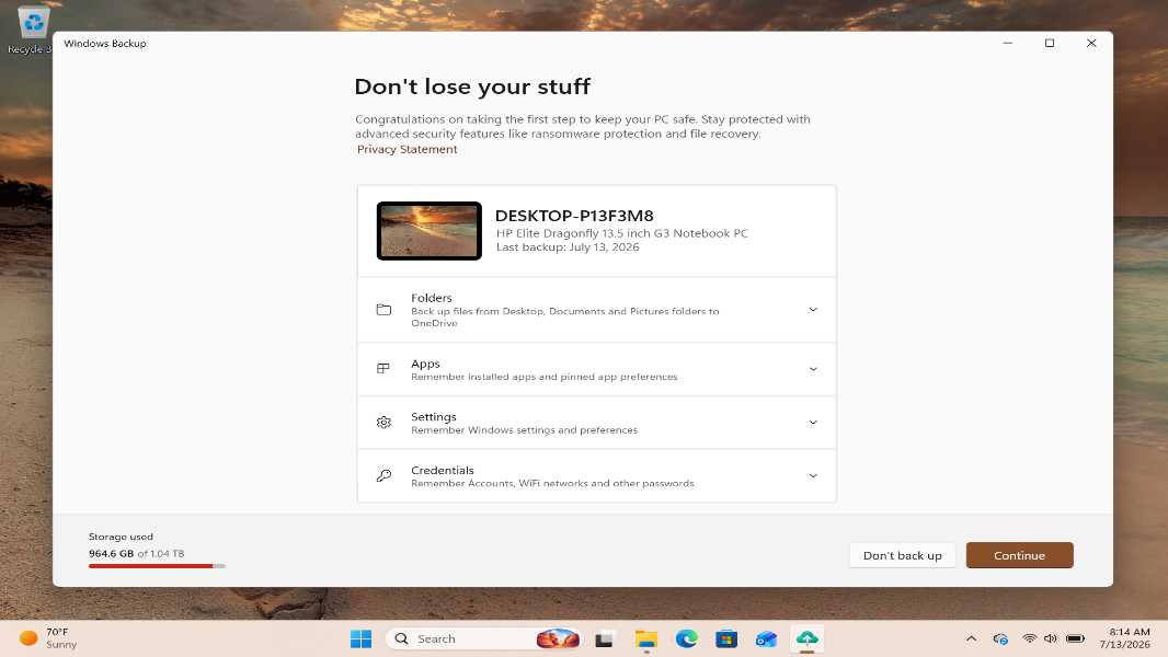 Windows Backup