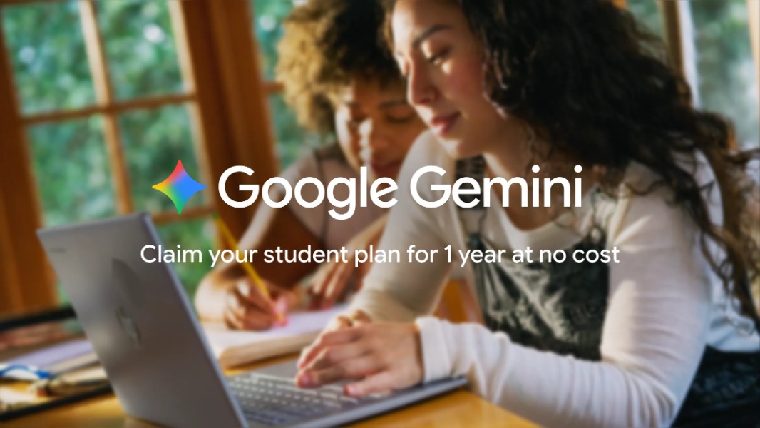 Google AI plan one free year student offer