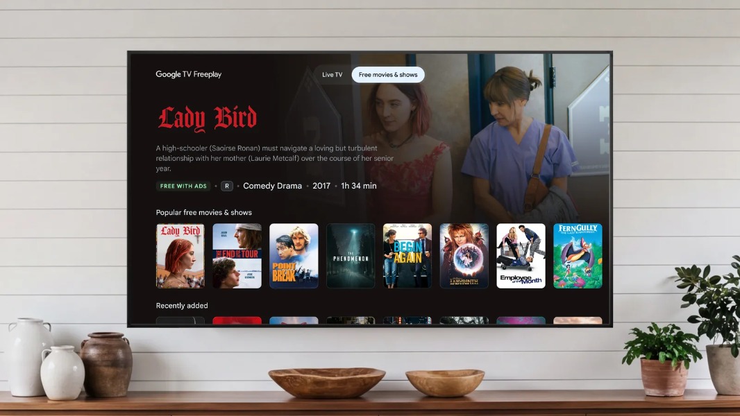 Google TV Freeplay