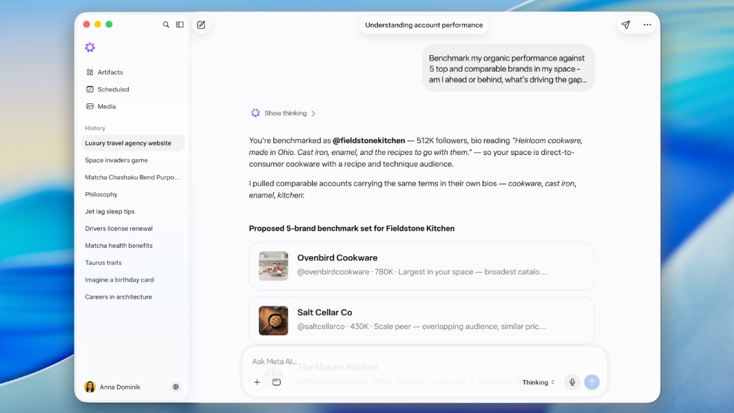 Meta AI macOS App