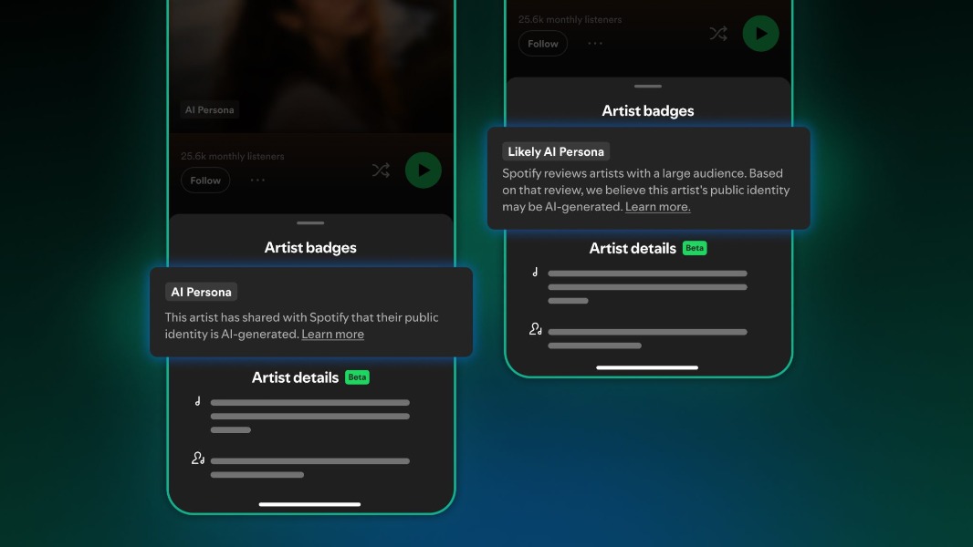 Spotify Labels AI Personas and Limits Recommendations
