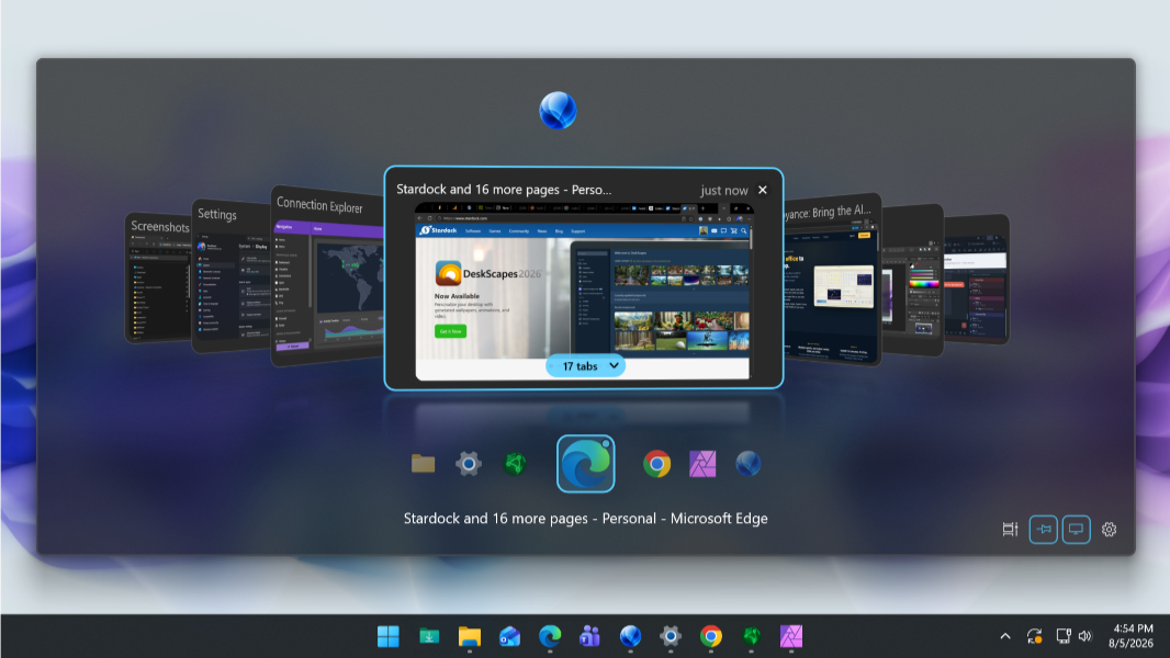 Stardock Releases AltTabby, Its Alt + Tab Replacement