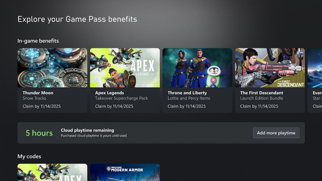 Xbox Cloud Gaming Monthly Usage Caps