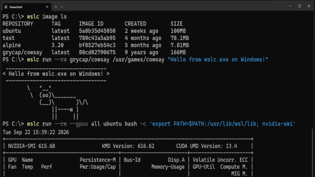 Microsoft Releases WSL Containers for Windows 11