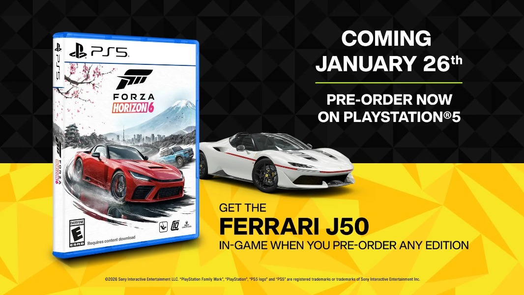 Forza Horizon 6 PlayStation 5 January 26