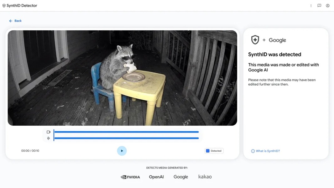 Google SynthID Detector
