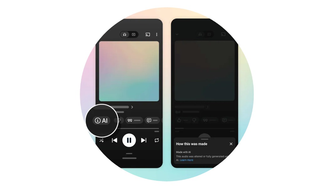 YouTube Music AI Labels
