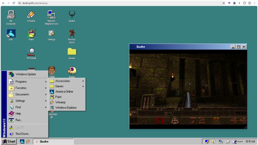 Tech Nostalgia: You Can Simulate Windows 98 in a Web Browser