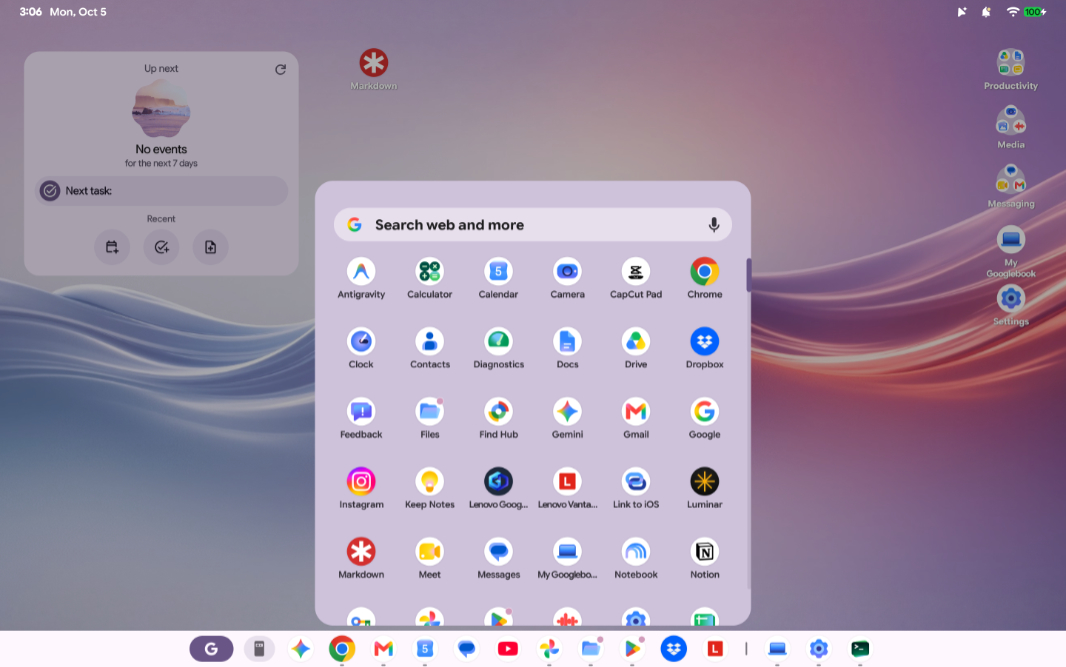 Lenovo Googlebook 15: Software First Impressions